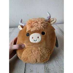 Squishmallows colton Highlander cowboy mini plush squishy Brown